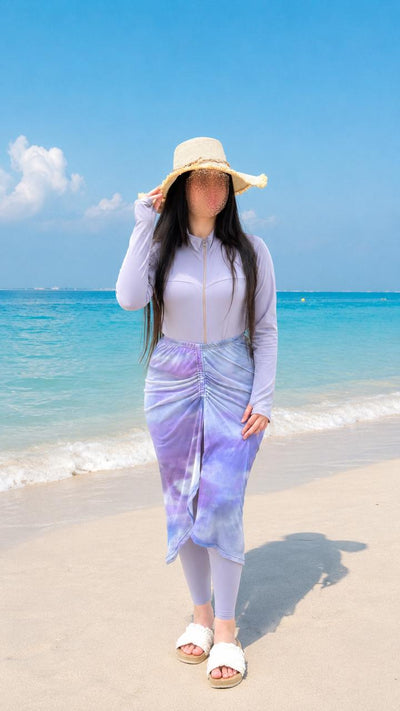 Burkini 3 Pièces Premium "Purple Breeze" – MD Design
